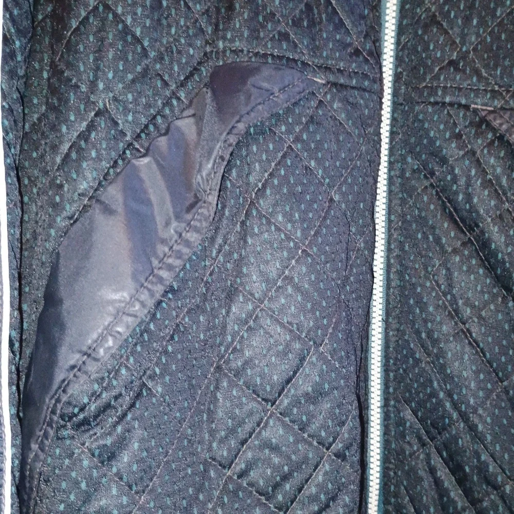 Vintage Nike Puffer Jacket Large Black Quilted‎ Big Swoosh 90s Y2K H60207 ZKG